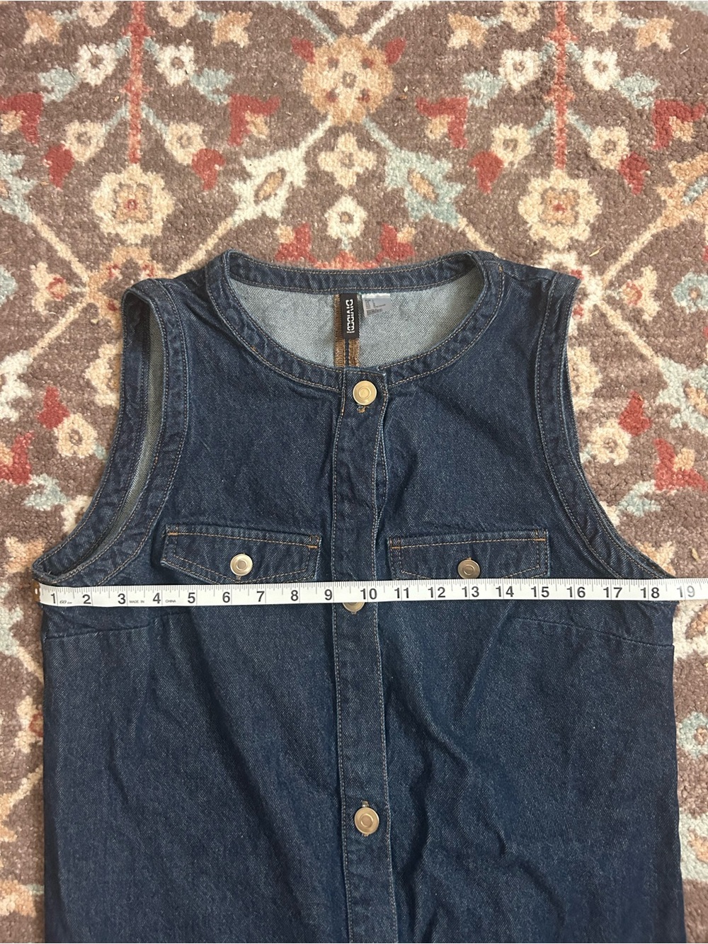H&M Button Denim Dress - Picture 4 of 5